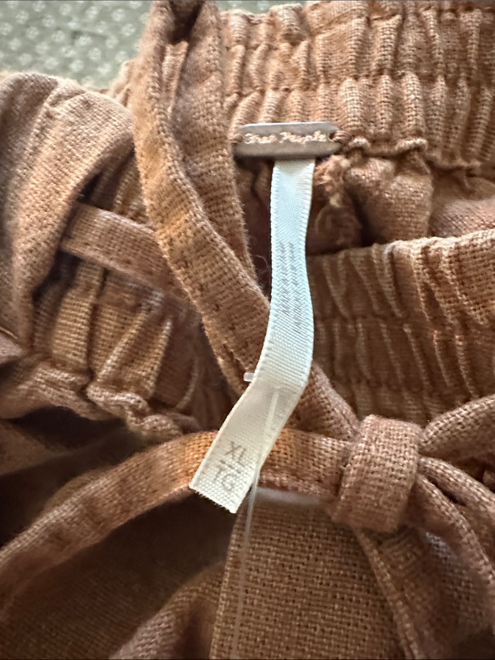 Free People Wide-Leg Pants in Brown - Picture 2 of 8